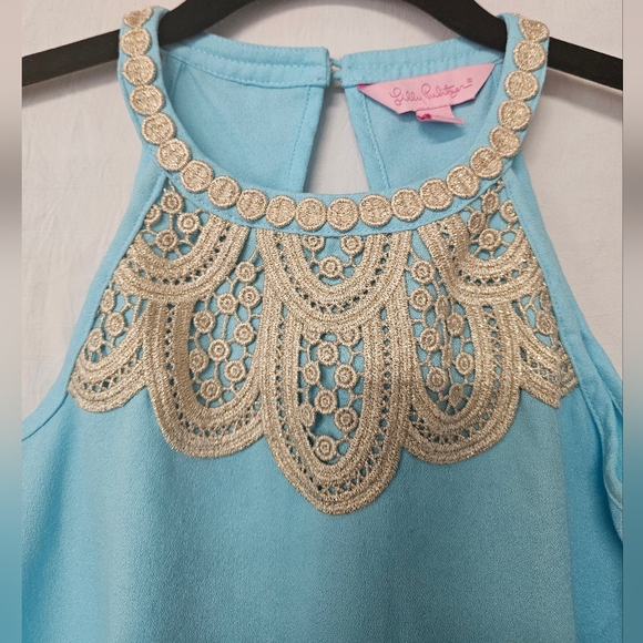 Girl's Lily Pulitzer mini Pearl Dress Sz 10 - Picture 2 of 5